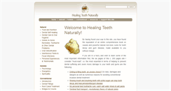 Desktop Screenshot of healingteethnaturally.com
